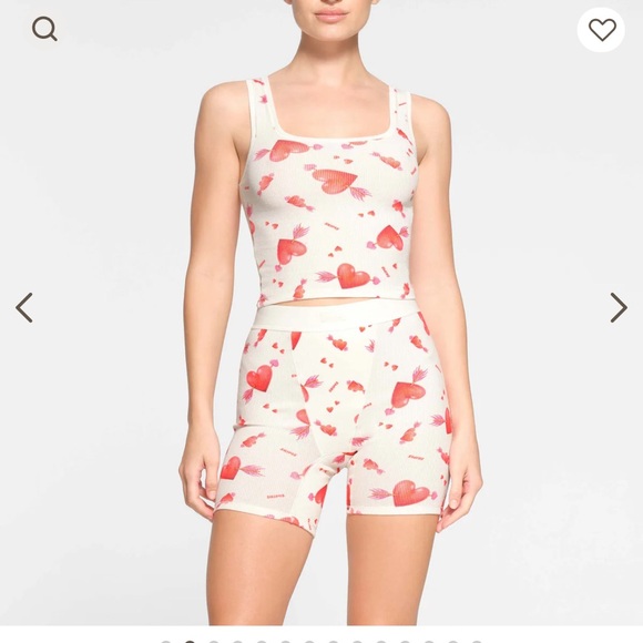 Skims 6 pack - 3 pack tank top and 3 pack briefs Heart and arrow multi - Picture 2 of 13